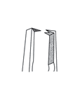 Bishop-Harmon Forceps  0.8 mm, straight