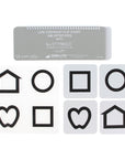 LEA Symbols Low Contrast Flipchart, Mixed Order