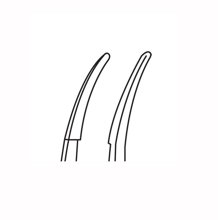 Harms Tying Forceps, Curved