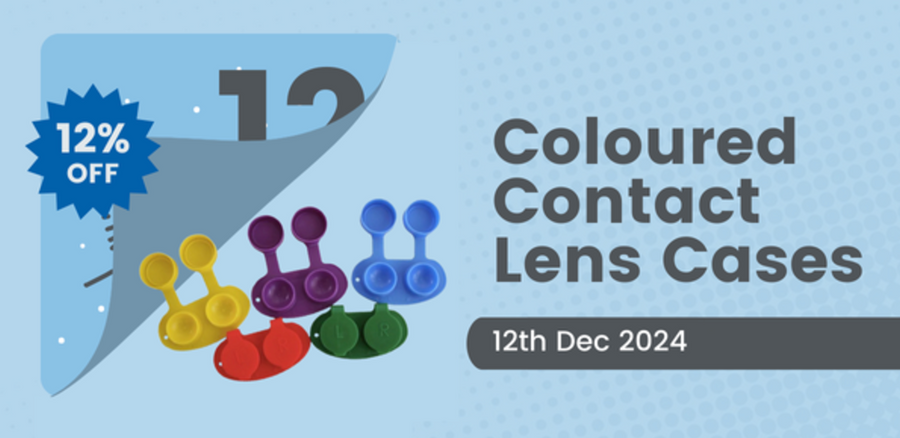 Contact Lens Cases, Assorted Colors, 50/bag