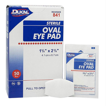 Eye Pads, 1-5/8" x 2-5/8", 50/box (Dukal)