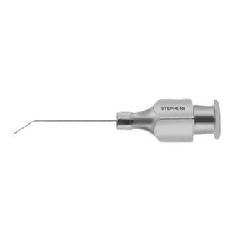 Air Injection Cannula 27G, Smooth Angled Tip