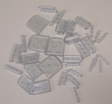 Instrument Guards, vented, clear, assorted sizes 100/pkg