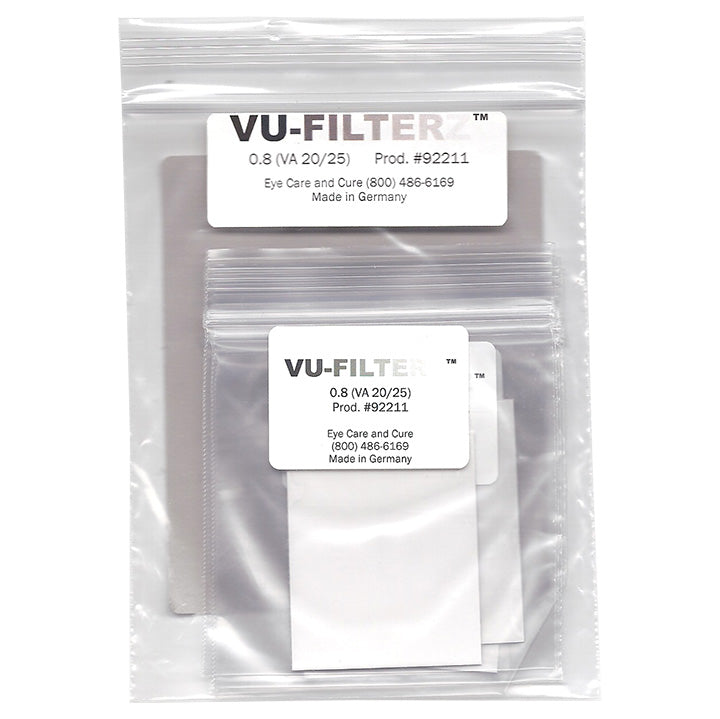 VU-Filterz Occlusion Foils, 5/pkg