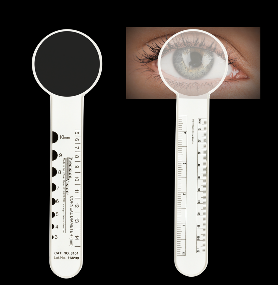 Spielmann Translucent Occluder with Pupil Gauge/PD ruler