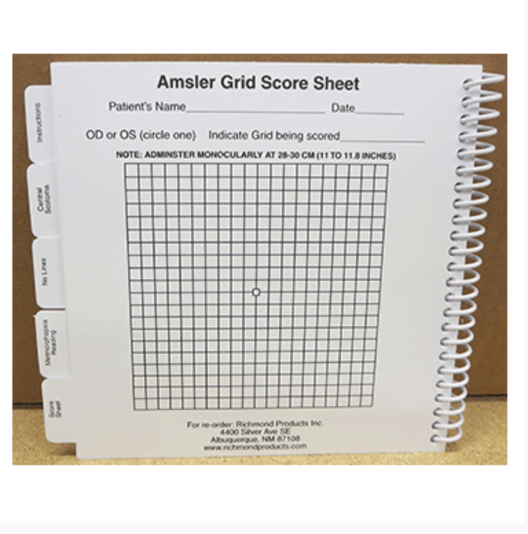 Expanded Amsler Grid Booklet
